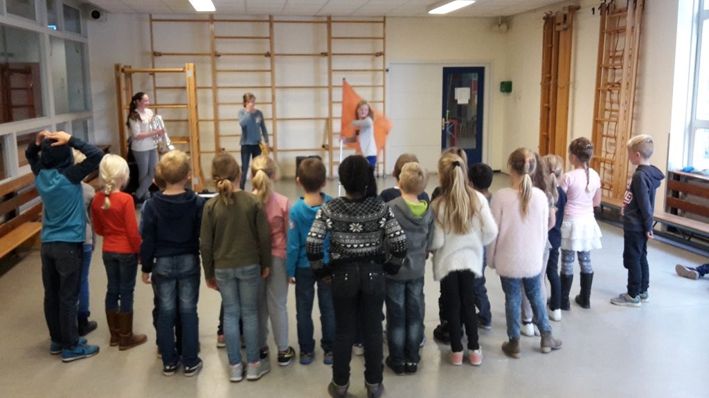 Jong-Holland muziekles op school