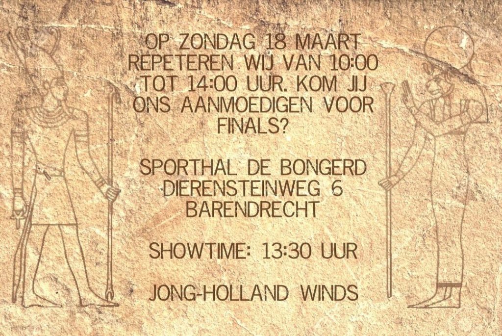 JH Winds open repetitie 18-03-2018