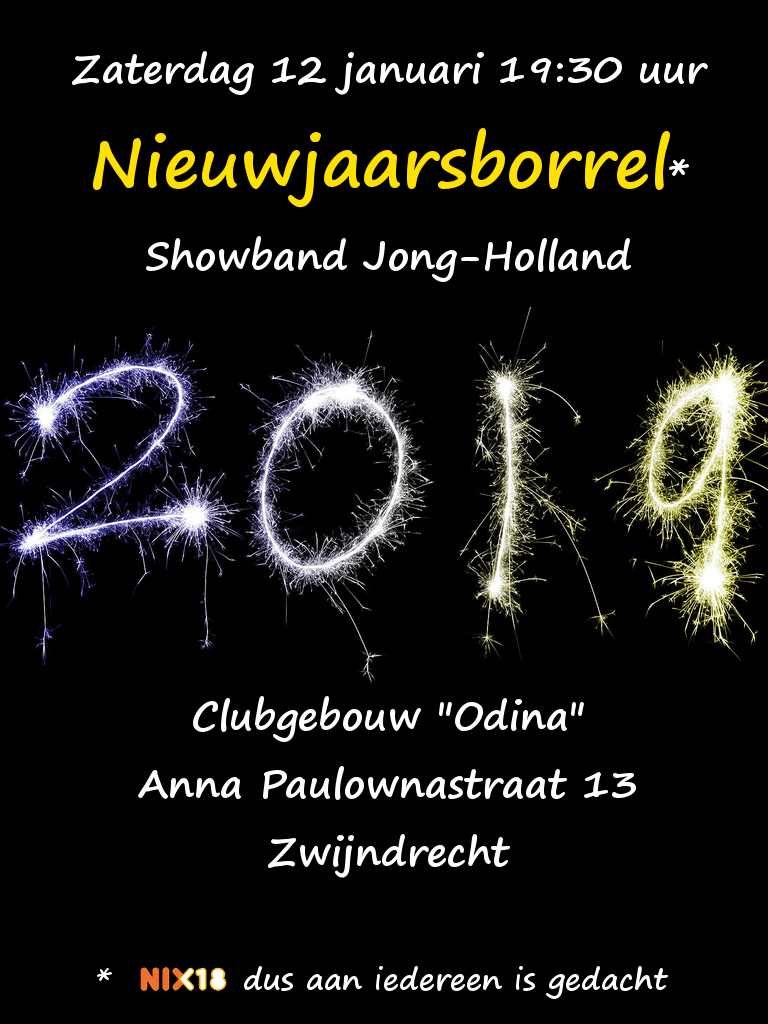 Nieuwjaarsborrel 2019